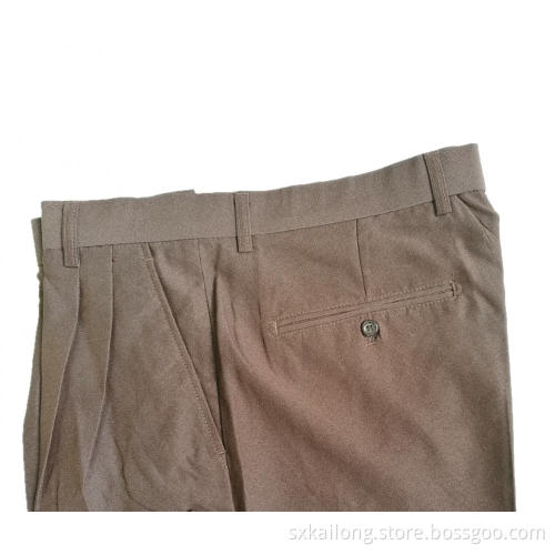 Men's Business Pants Straight Fit Suit Pants